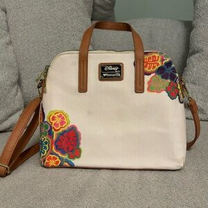 Stitch flower loungefly shoulder bag